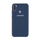 Чехол Original Soft Touch Case for Samsung A11-2020/A115/M11-2019/M115 Dark Blue
