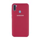 Чехол Original Soft Touch Case for Samsung A11-2020/A115/M11-2019/M115 Rose Red