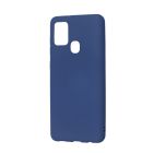 Чехол Original Soft Touch Case for Samsung A21s-2020/A217 Blue