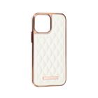 Чехол Puloka Leather Case для iPhone 13/14 White