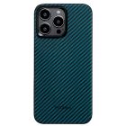 Чохол Pitaka iPhone 15 Pro Case with MagSafe Black/Blue (KI1508P)