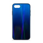 Silicon Mirror Shine Gradient Case для iPhone 8 Plus Deep Blue