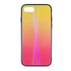 Чохол Silicon Mirror Shine Gradient Case для iPhone 8 Plus Sunset Red