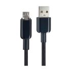 Кабель XO NB249 PVC Shiny Colorful Micro USB 1m 5A Black