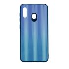 Чохол Silicon Mirror Shine Gradient Case для Samsung A20-2019/A205/A30-2019/A305 Deep Blue