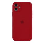 Чехол Soft Touch для Apple iPhone 11 Rose Red with Camera Lens Protection