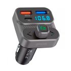 FM-модулятор Proove Launcher Luxor SE 36W (PD+QC3.0) Type-C+USB Gray