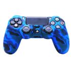 Силиконовый чехол для джойстика Sony PlayStation PS4 Type 1 Camouflage Blue тех.пак