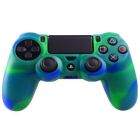 Силіконовий чохол для джойстика Sony PlayStation PS4 Type 2 Camouflage Green/Blue тех.пак
