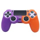 Силіконовий чохол для джойстика Sony PlayStation PS4 Type 3 Violet/Orange тех.пак