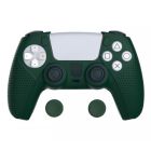 Силиконовый чехол для джойстика Sony PlayStation PS5 Type 1 Dobe Green + накладки на аналоговые стики