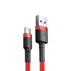 Кабель Baseus Cafule Cable USB Type-C 3A 0.5m Red