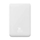 Внешний аккумулятор Baseus Magnetic Mini Wireless 20W 20000 mAh White (PPCX150002)