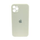 Чохол Soft Touch для Apple iPhone 12/12 Pro White with Camera Lens Protection Square