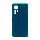 Чехол Original Soft Touch Case for Xiaomi 12/12X Midnight Blue with Camera Lens