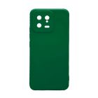 Чехол Original Soft Touch Case for Xiaomi 13 Dark Green with Camera Lens