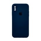 Чохол Soft Touch для Apple iPhone X/XS Midnight Blue with Camera Lens