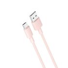 Кабель XO NB156 Micro USB 1m 2.4A Pink