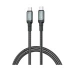 Кабель XO NBQ264A Type-C to Type-C 1m 240W Black