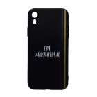 Чохол Wave We are Ukraine Case iPhone XR Black I`m Ukrainian with Camera Lens