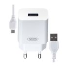 МЗП XO L99 2.4A + Micro USB Cable White