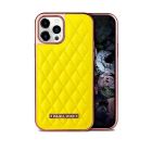 Чехол Puloka Leather Case для iPhone 12/12 Pro Yellow
