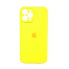 Чехол Original Soft Touch Case for iPhone 11 Pro Yellow with Camera Lens