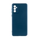 Чехол Original Soft Touch Case for Samsung A55-2024/A556 Navy Blue with Camera Lens