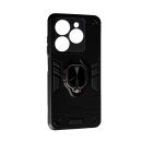 Чехол Armor Antishock Case для Infinix Hot 40/Hot 40 Pro with Ring Black with Camera Lens