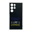 Чехол Wave We are Ukraine Case Samsung S23 Ultra/S918 Black Fight Like Ukrainian with Camera Lens