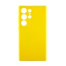 Чохол Original Soft Touch Case for Samsung S24 Ultra/S928B Yellow with Camera Lens