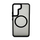 Чехол накладка Mate Plus Metal Buttons Case with MagSafe для Samsung S24/S25 Black