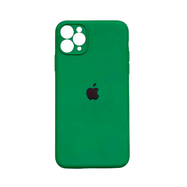 Чехол Original Soft Touch Case for iPhone 11 Pro Max Green with Camera Lens