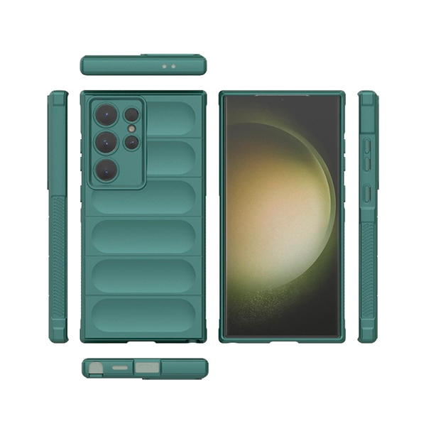 Чохол Cosmic Magic Shield for Samsung S24 Ultra-2024/S928 Dark Green with Camera Lens