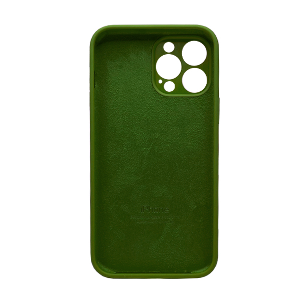 Чохол Soft Touch для Apple iPhone 13 Pro Max Dark Olive with Camera Lens Protection