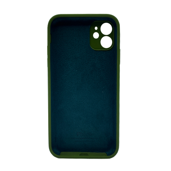 Чохол Soft Touch для Apple iPhone 11 Dark Olive with Camera Lens Protection