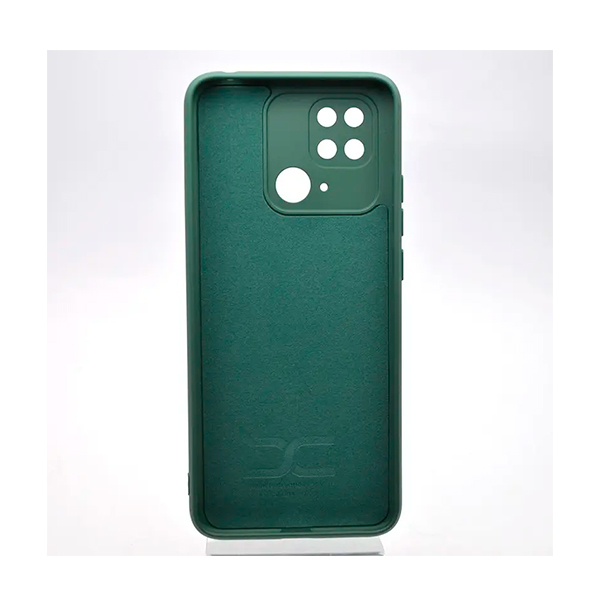 Чехол Original Soft Touch Case for Xiaomi Redmi 10с/Poco C40 Dark Green with Camera Lens