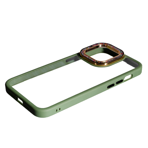 Чохол Swarovski New Case для iPhone 15 Pro Dark Green