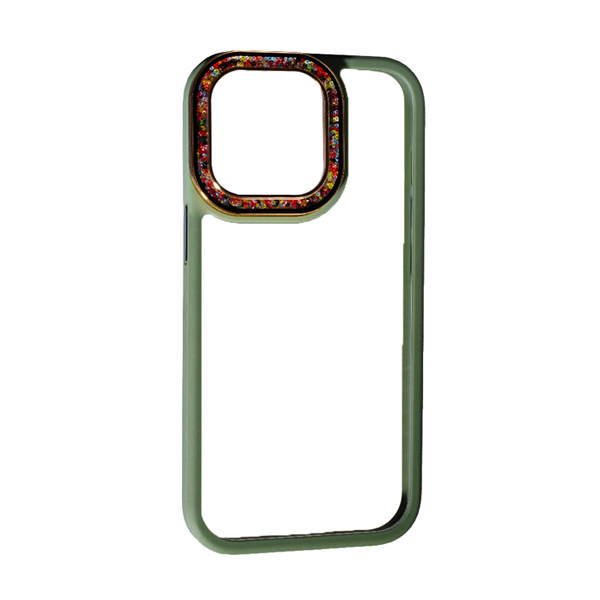 Чохол Swarovski New Case для iPhone 15 Pro Dark Green