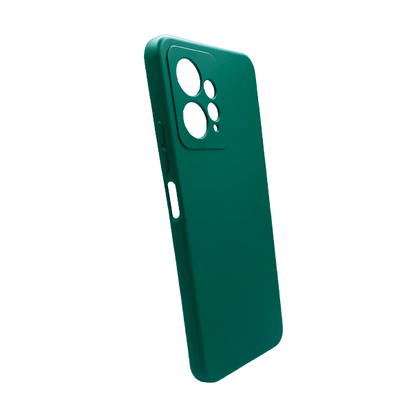 Чехол Original Soft Touch Case for Xiaomi Redmi Note12 4G Dark Green with Camera Lens