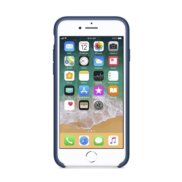 Чехол Soft Touch для Apple iPhone 8/SE 2020 Deep Lake Blue