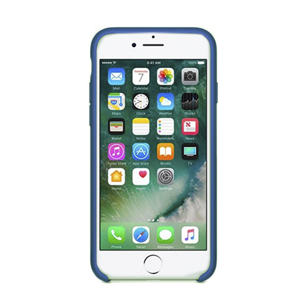 Чехол Soft Touch для Apple iPhone 7/8/SE 2020/SE 2022 Denim Blue