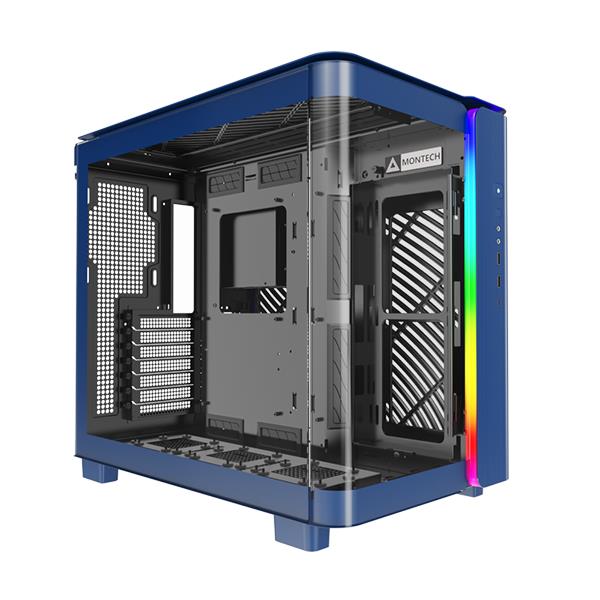 Корпус ATX W/O PSU KING 95 (PRUSSIANBLUE) MONTECH
