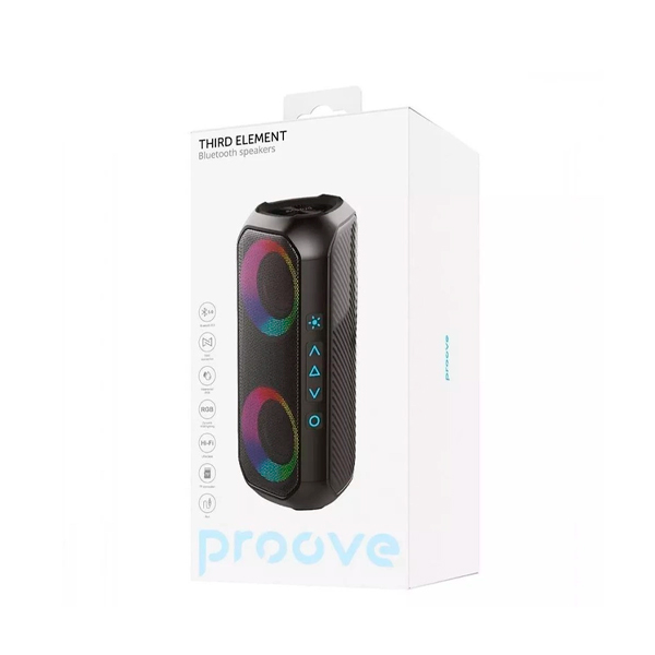 Портативна Bluetooth колонка Proove Third Element 20W Black