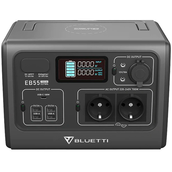 Портативное зарядное устройство BLUETTI EB55 Portable Power Station 537Wh EU