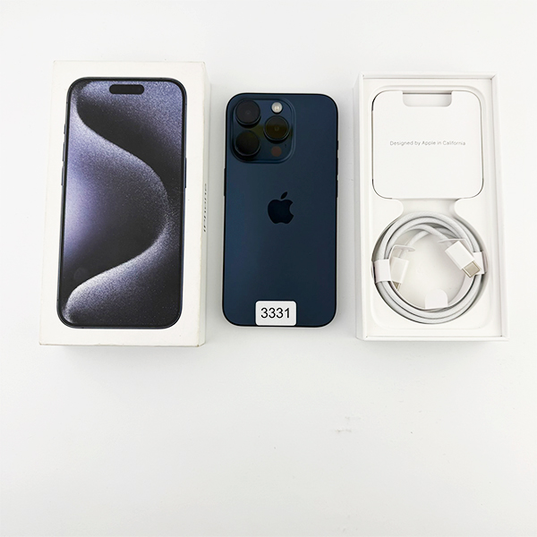 Apple iPhone 15 Pro 128GB Blue Titanium Б/У №3331 (Стан 9/10)