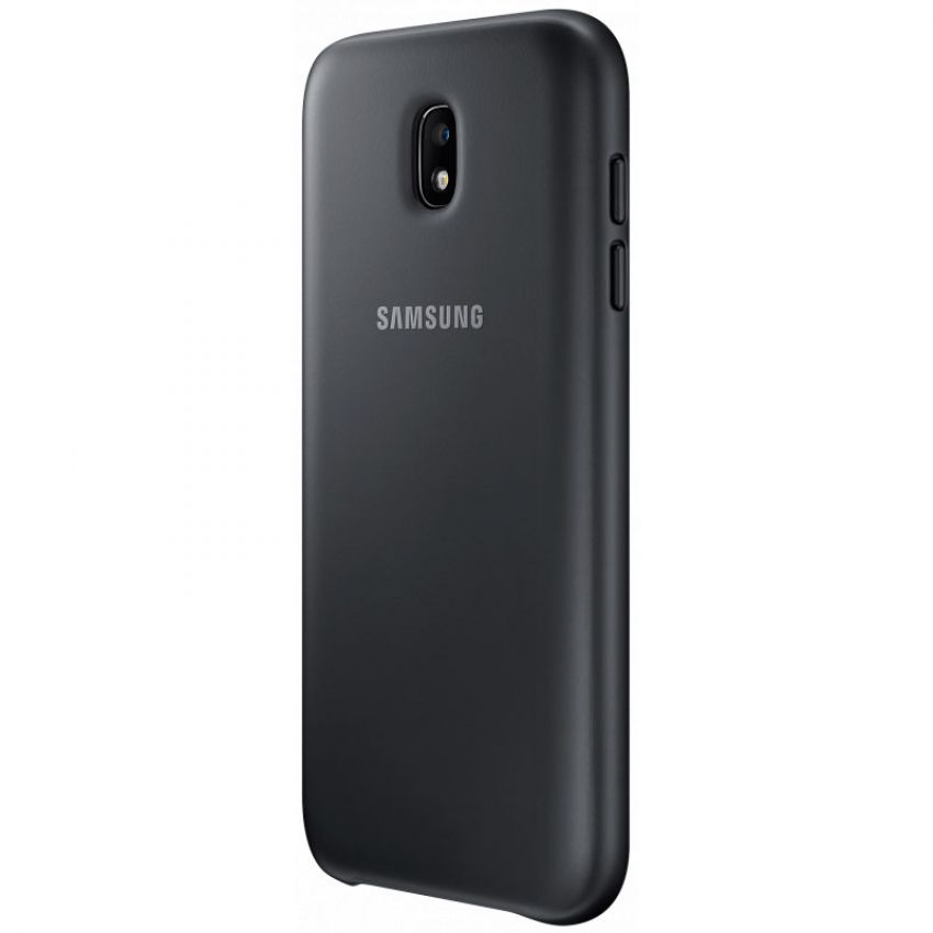 Чехол накладка Samsung J3 2017 EF-PJ330CBEGRU Layer Cover (Black)
