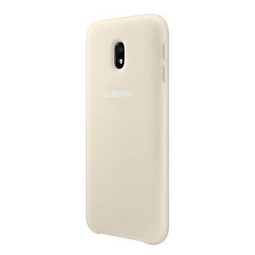 Чехол накладка Samsung J3 2017 EF-PJ330CFEGRU Layer Cover (Gold)