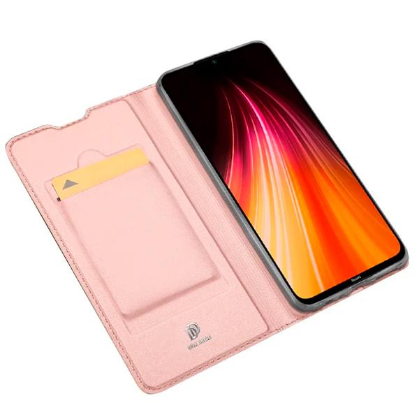 Чехол книжка Kira Slim Shell для Samsung M52-2020/M525 Rose Gold Dux Ducis