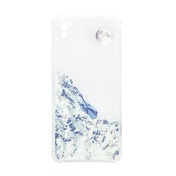 Чехол Wave Above Case для Xiaomi Redmi 9a Clear Frozen with Camera Lens